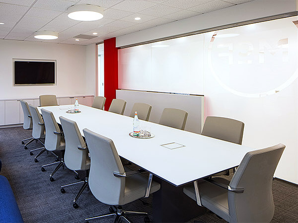 Interior of the firm's conference room